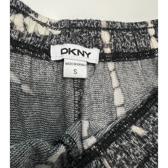 DKNY Pajama set, women’s size S, black/white, preowned - Picture 6 of 16
